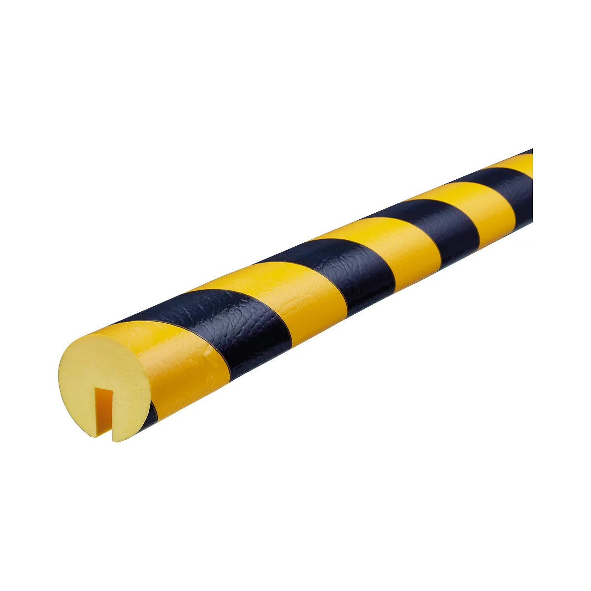 Profilé de protection des chants type B+, unité de 1 m, jaune/noir