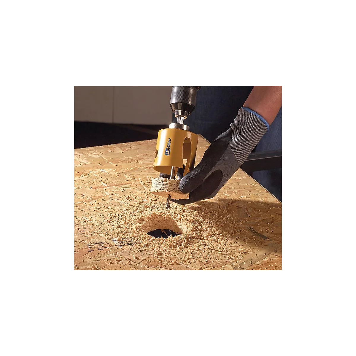 PROFIT Multi Purpose gatenzaagset, hardmetaal opgelegd, 4-delig, Ø 68 mm, zaagdiepte 52 mm, voor houtmaterialen en meer