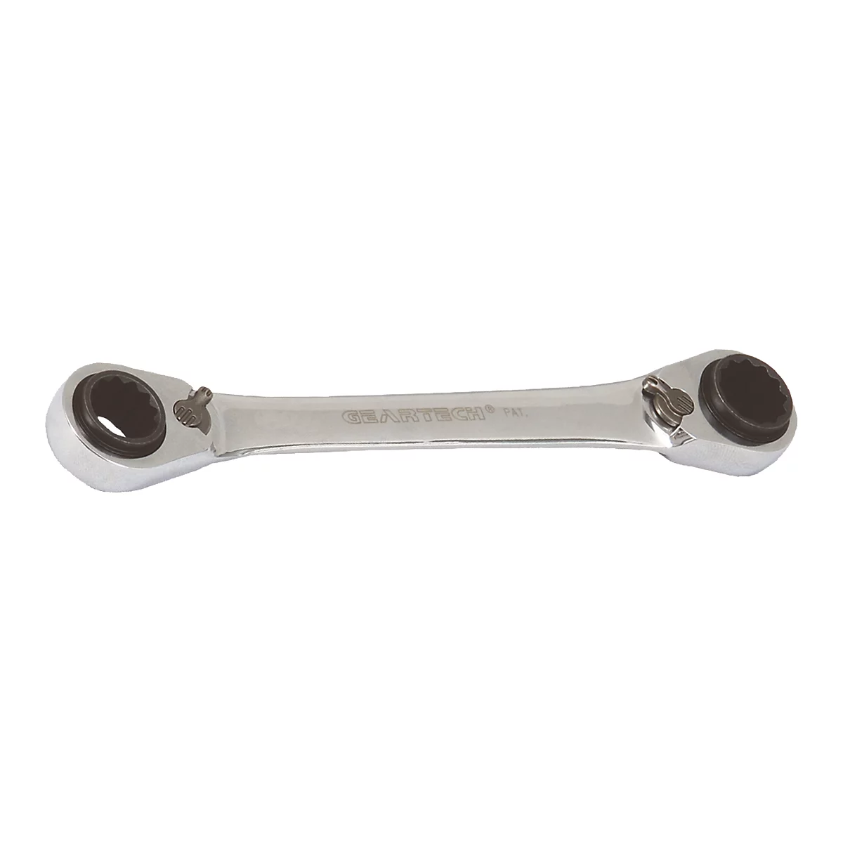 Projahn GearTech 4-in-1, umschaltbare Ratschen-Schlüssel, verchromt