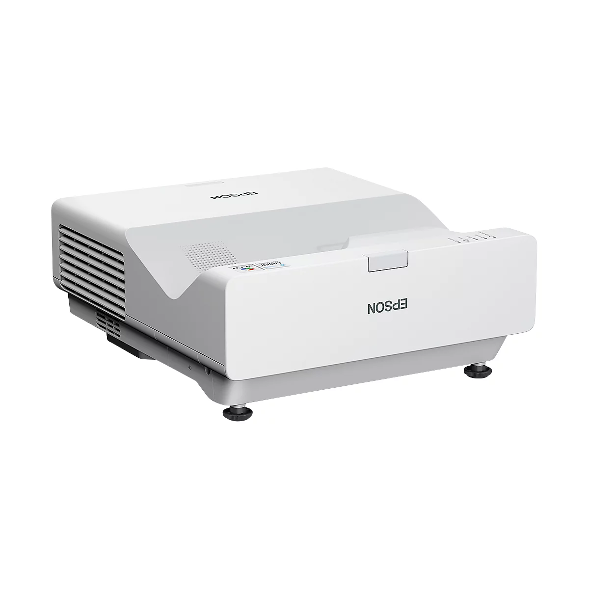 Projecteur 3LCD à focale ultra-courte Epson EB-760W, jusqu'à 150 pouces, 4 100 lumens, HD Ready WXGA, 2 500 000:1, blanc