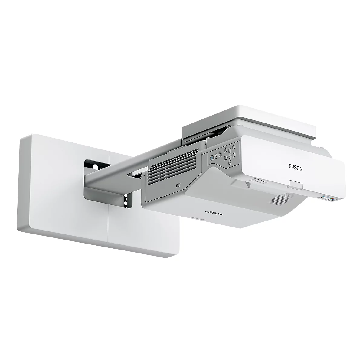 Projecteur 3LCD à focale ultra-courte Epson EB-770F, jusqu'à 150 pouces, 4100 lumens, Full HD 1080p, 2 500 000:1, blanc