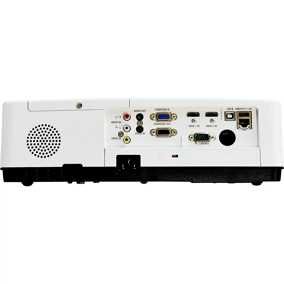 Projecteur 3LCD SHARP/NEC ME403U, 1920 x 1200 HD WUXGA, 4000 ANSI lumens, zoom 1,6x, haut-parleurs 16 watts, 2 x HDMI, USB/LAN, jusqu'à 20000 h, blanc