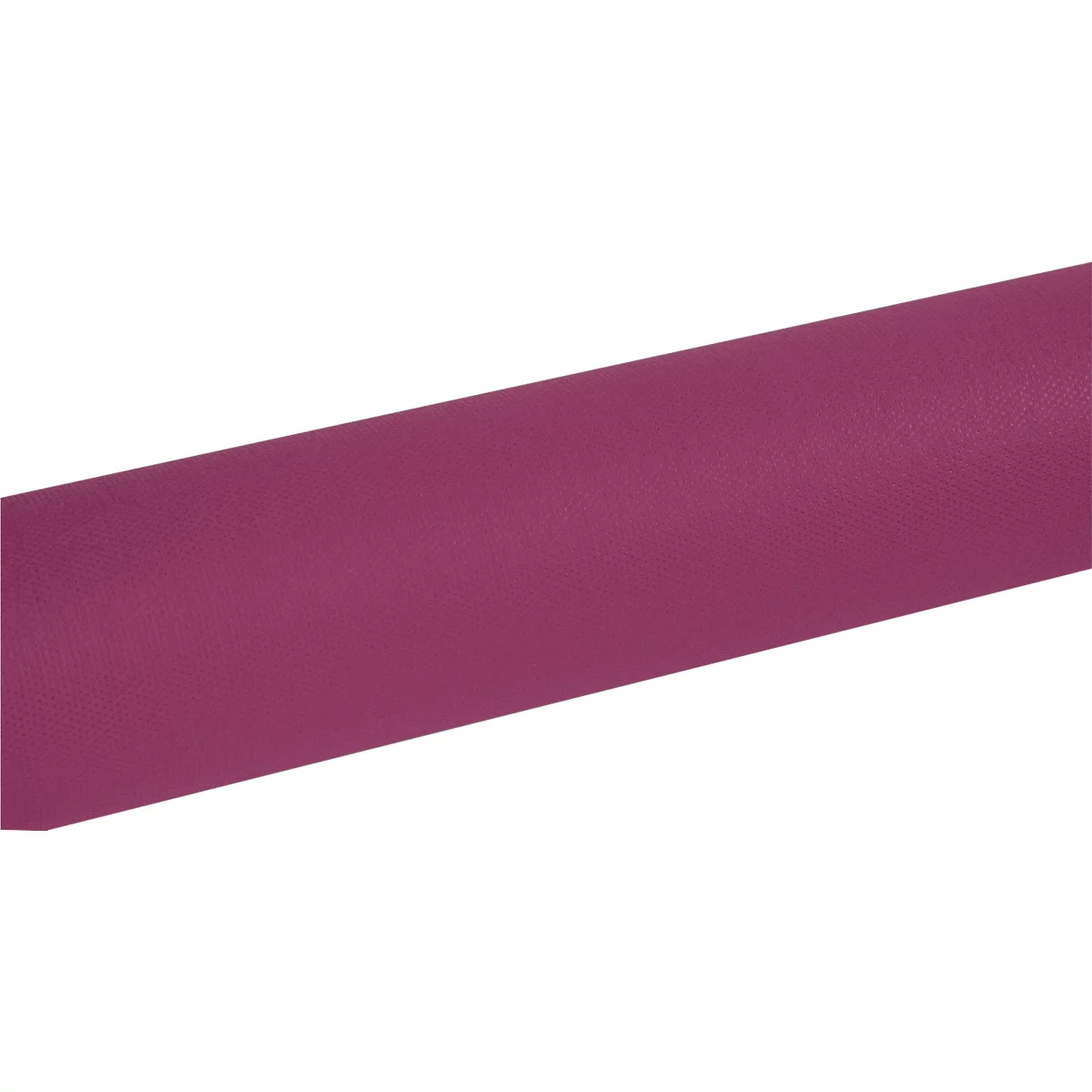 Schuin aflopende, bordeauxrode rechthoek.