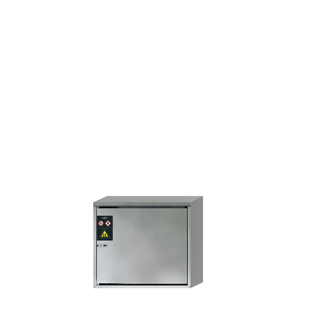 Propaan gasflessenkast G-PG , scharnierende deurstop links, 2 x 11 kg flessen, B 840 x D 400 x H 750 mm