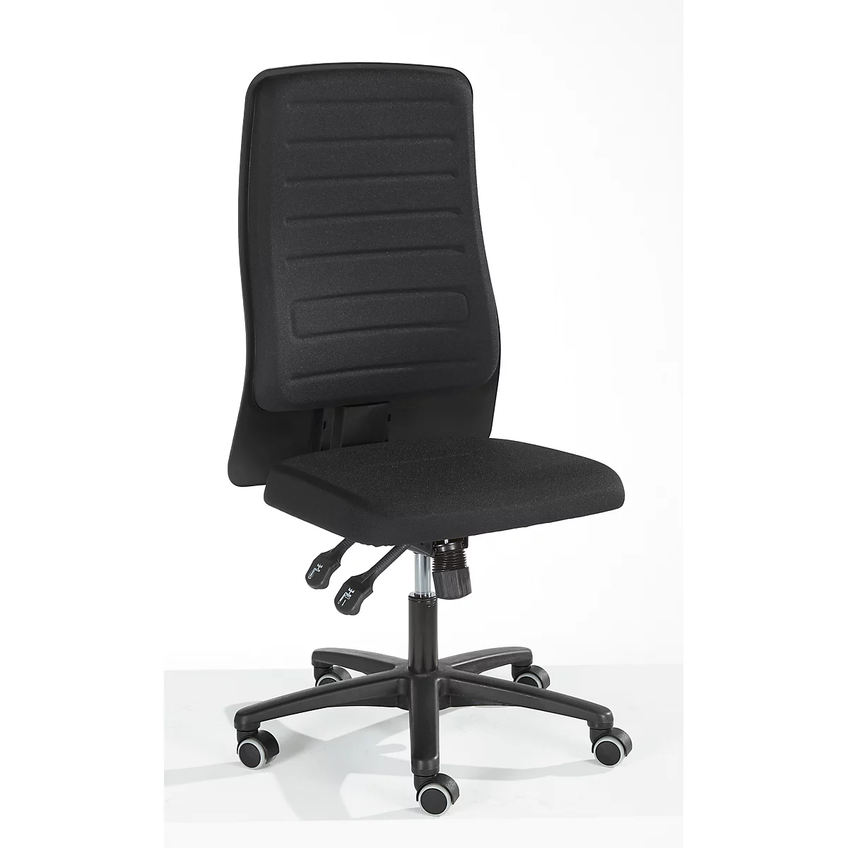 Prosedia Bürostuhl ECCON plus-8, Synchronmechanik, ohne Armlehnen, gepolstert, schwarz