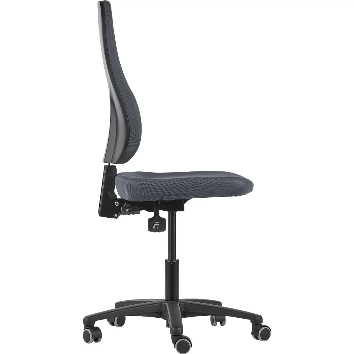 Prosedia bureaustoel YOUNICO plus 3, permanent contact, zonder armleuningen, 3D-rugleuning, antraciet