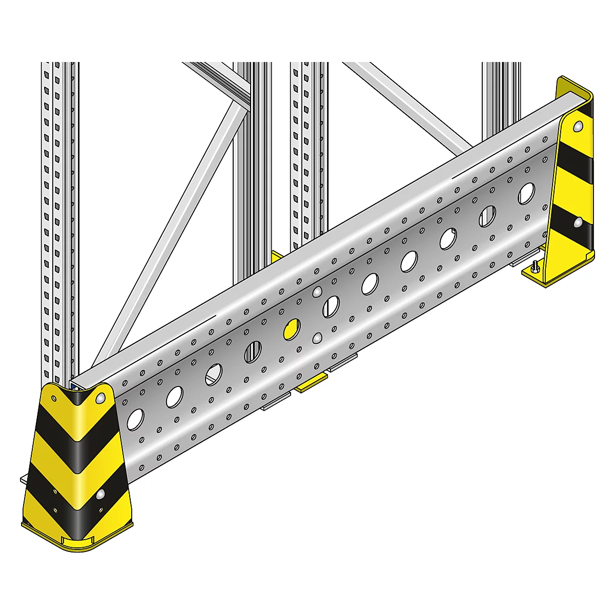 Protección antichoque RS0854C, para profundidad marco 850 mm