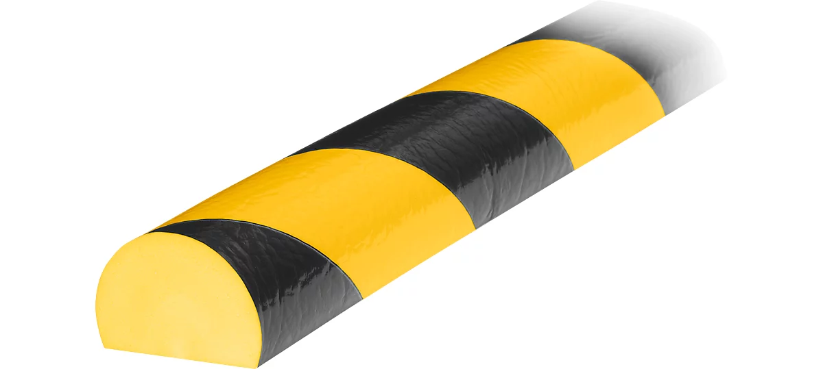Protección de superficies tipo C, pieza de 1 m, amarillo/negro