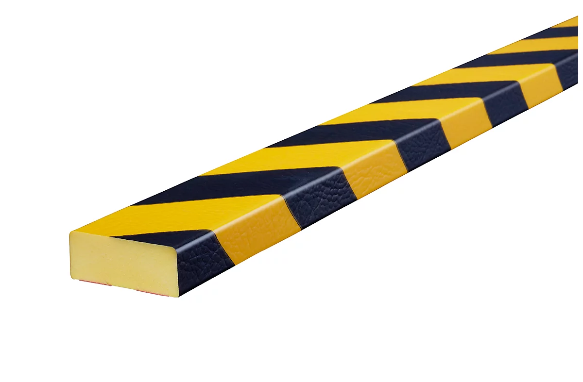 Protección de superficies tipo D, por m lineal, amarillo/negro