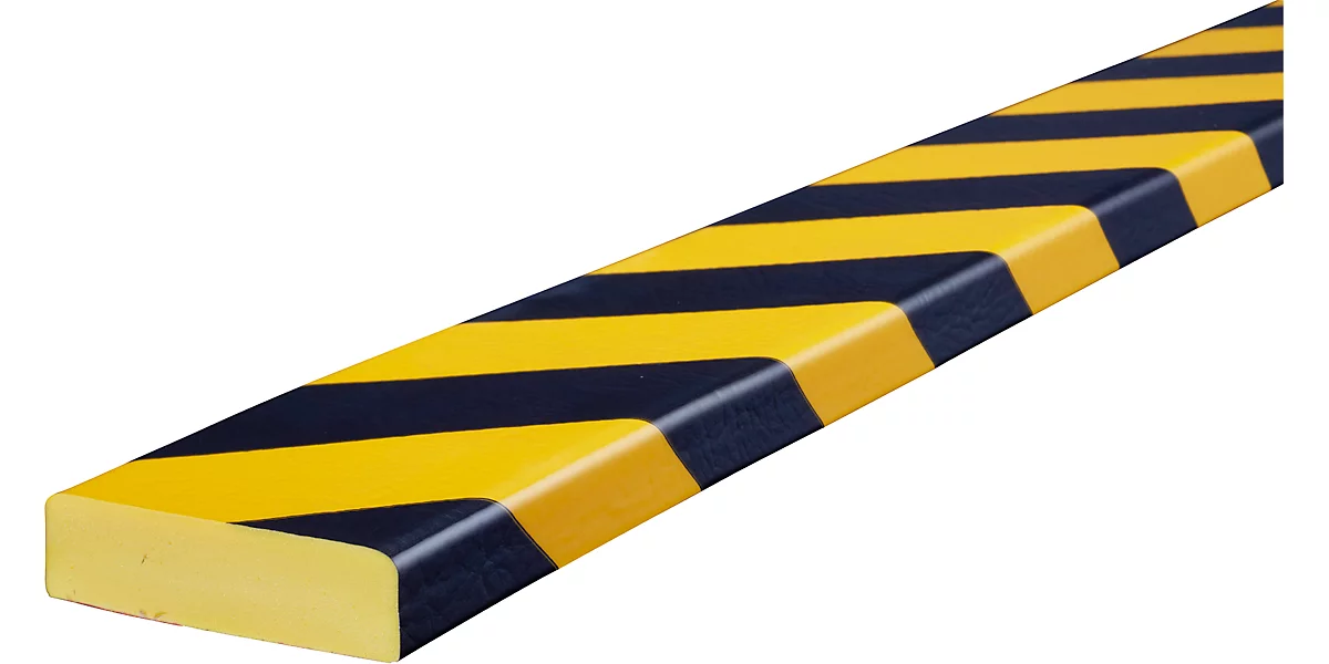Protección de superficies tipo S, pieza de 1 m, amarillo/negro