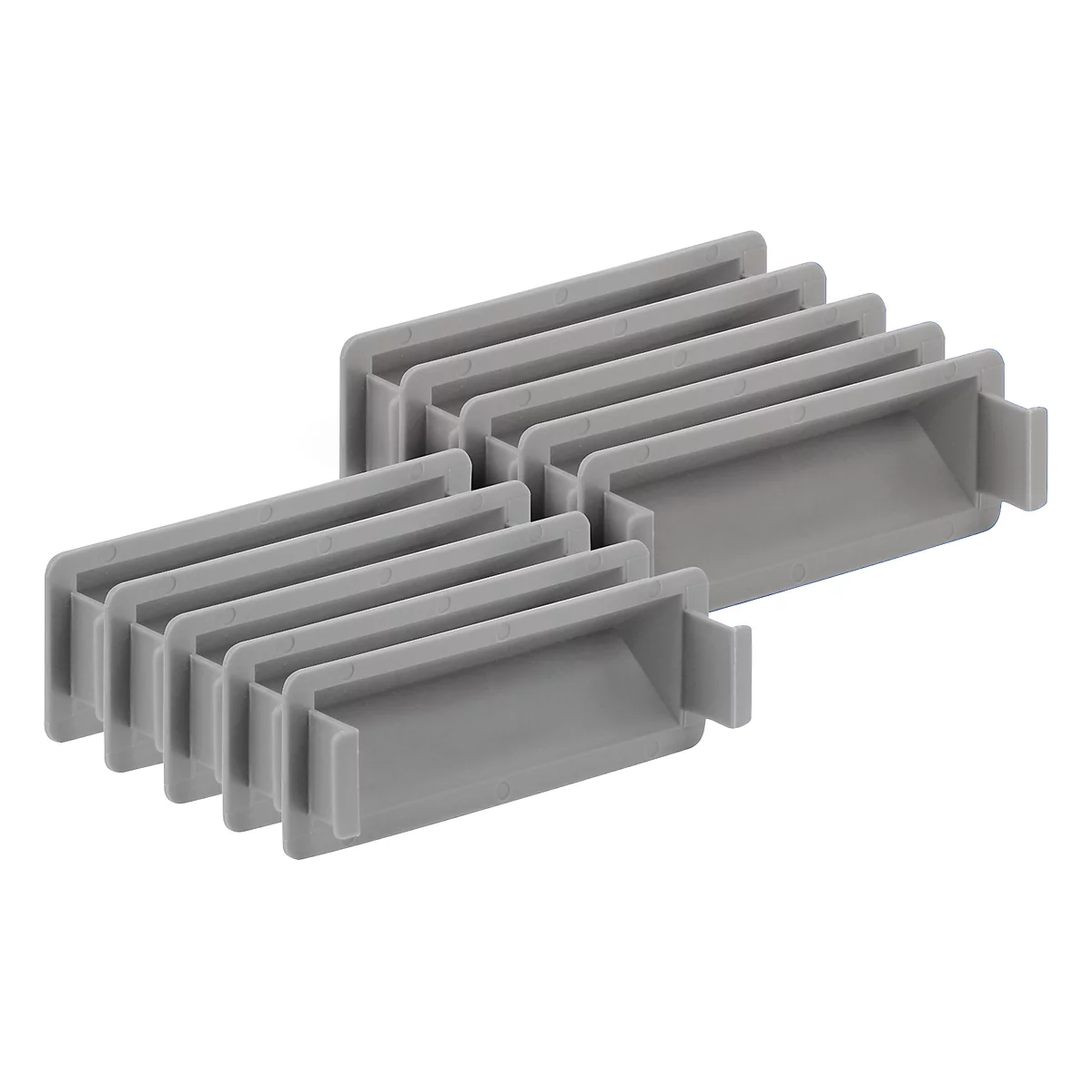 Protecteur de poignée pour bac EURO, gris, 10 p.