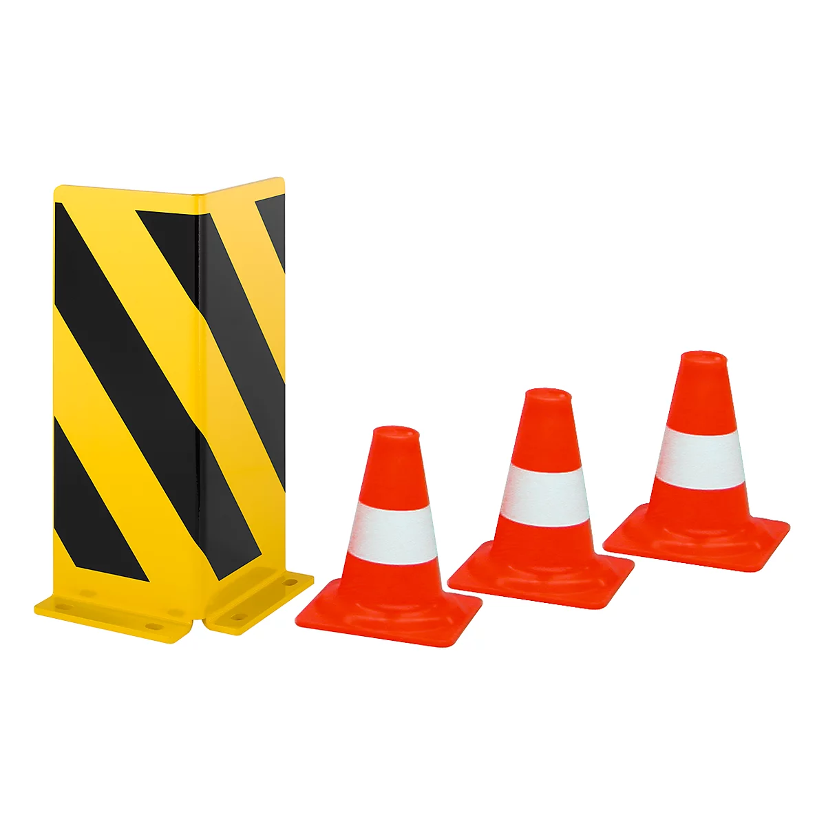 Protection anticollision + 3 cônes de signalisation gratuits