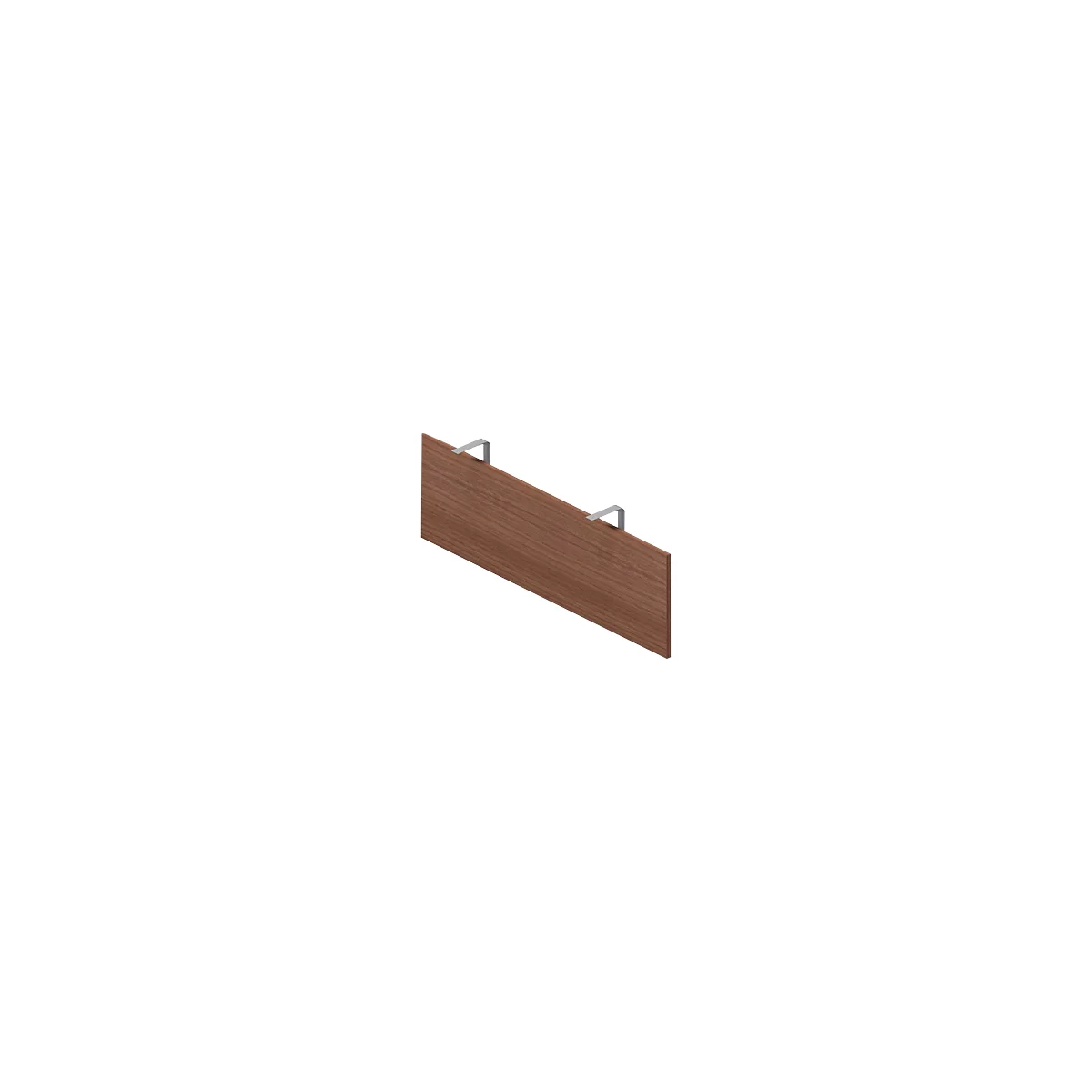 Protection visuelle ARLON-OFFICE, 1200 mm, noix Canaletto