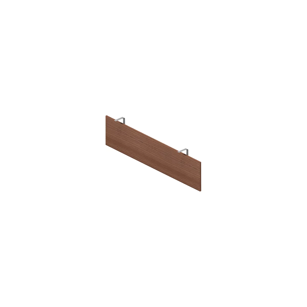 Protection visuelle ARLON-OFFICE, 1600 mm, noix Canaletto