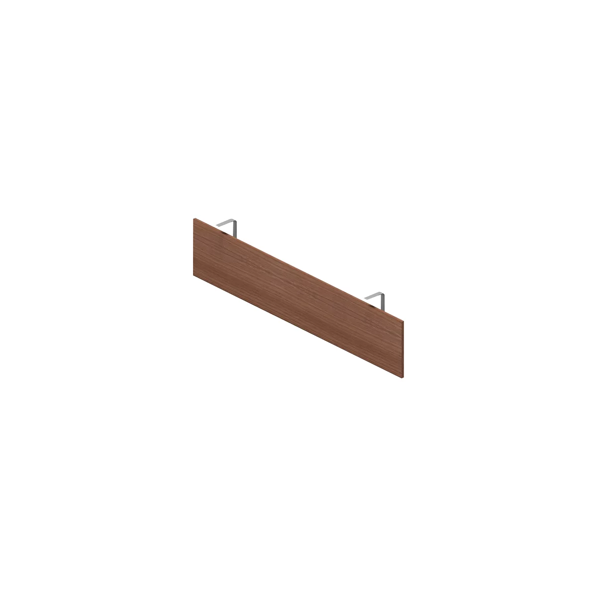 Protection visuelle ARLON-OFFICE, 1800 mm, noix Canaletto