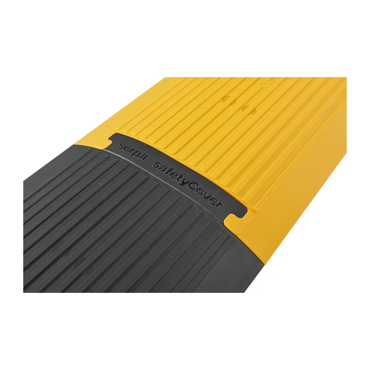 Protège-câbles Serpa SafetyCover, système modulaire, très grande stabilité, lot de 3, noir/jaune/noir