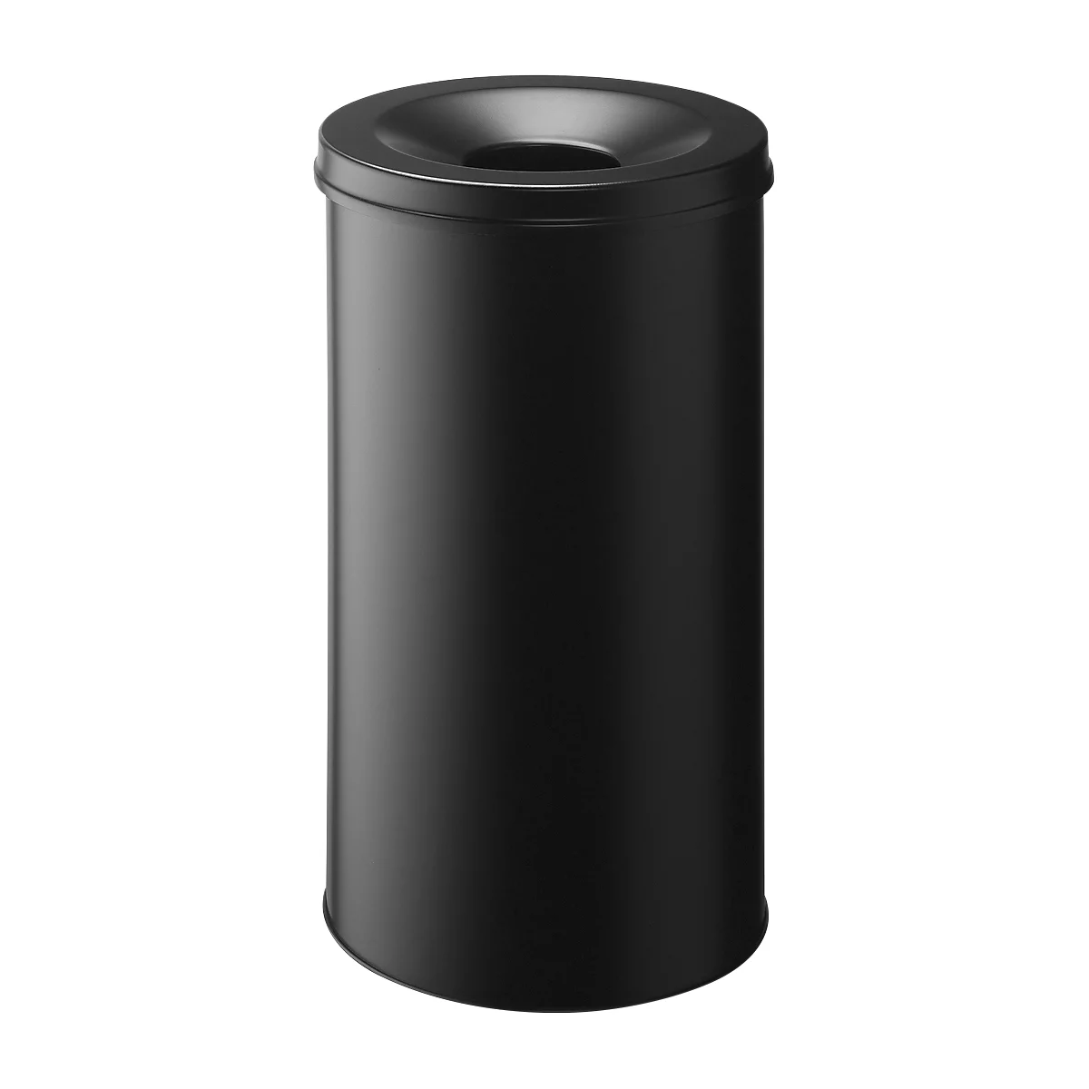 Prullenbak Safe, zelfblussend, 30 liter, Ø 315 x H 495 mm, zwart
