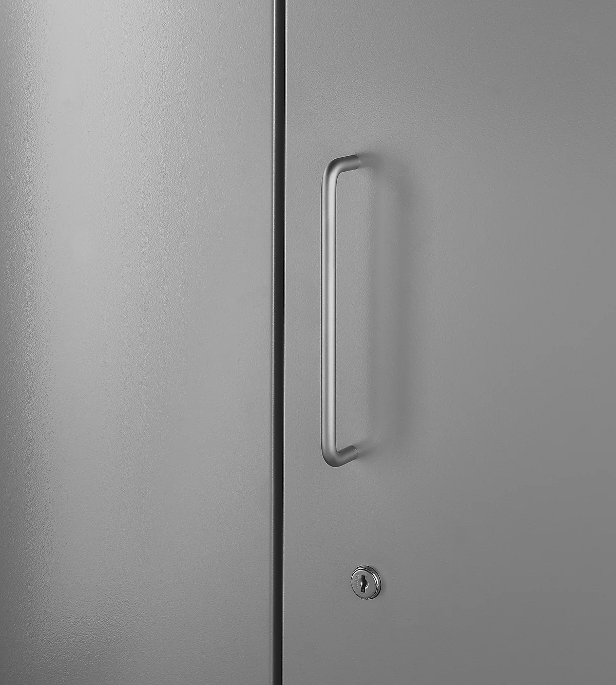 Puerta frontal, para estantería Archivo Color, 2 alturas de archivo, An 950 mm, gris platino
