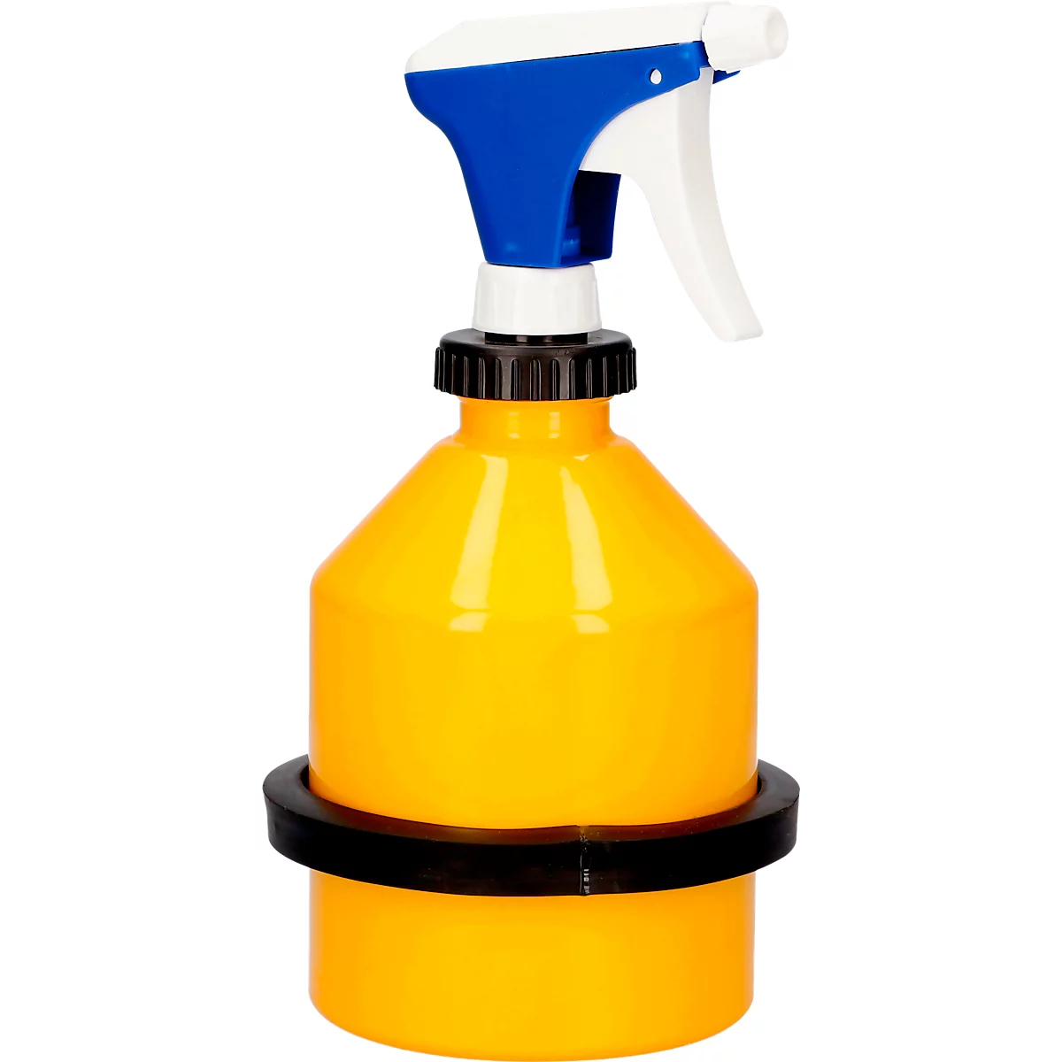 Pulvérisateur, tôle d'acier, jaune, 1 l, Ø 165 x H 300 mm, embout de pompage avec buse réglable