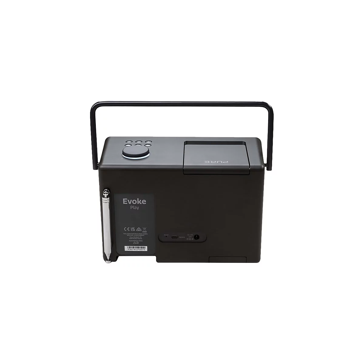 PURE EVOKE Play - Internetradio - 40 Watt - Black Coffee