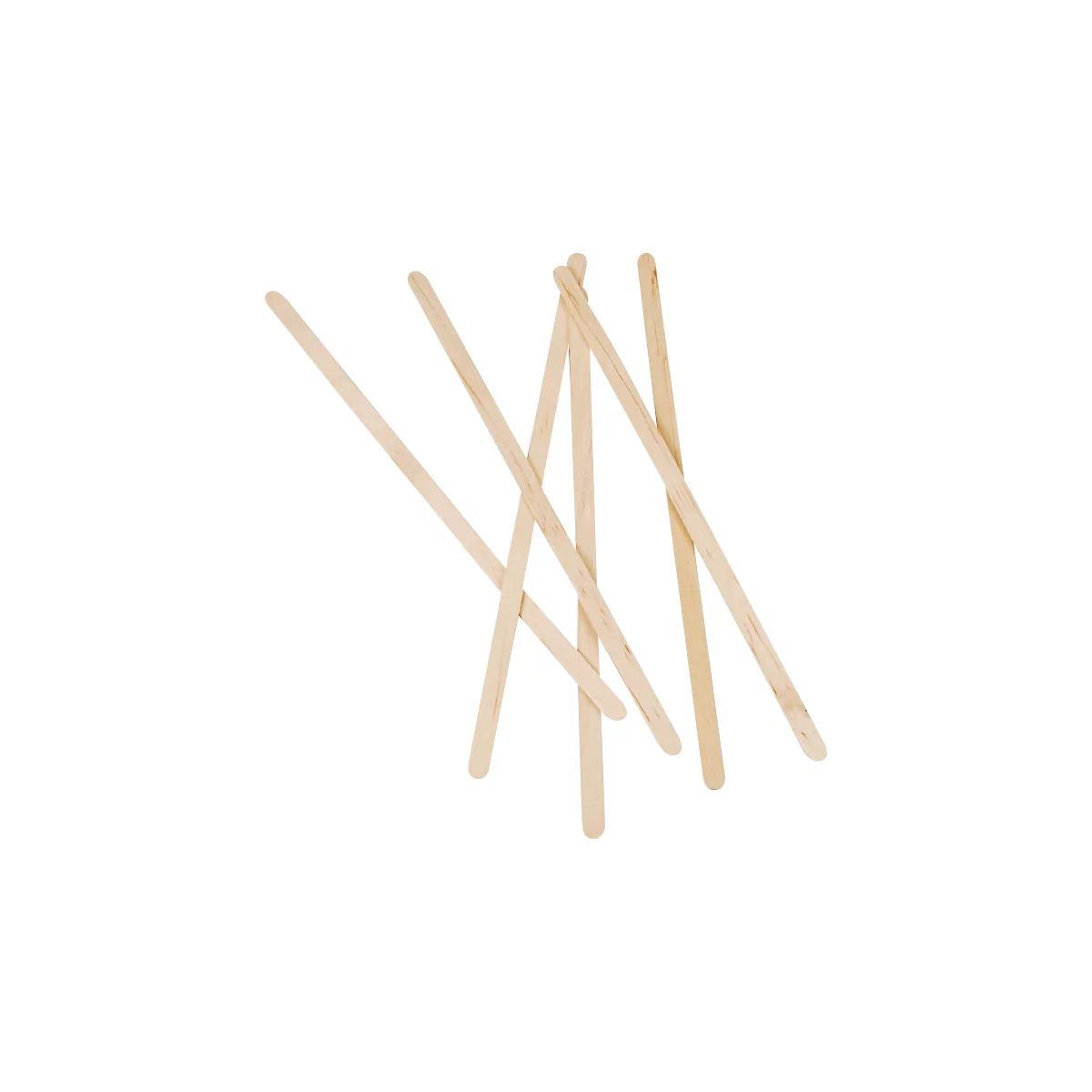 Pure Papstar wegwerproerstaafjes, L 178 x B 5 mm, 100 % biologisch afbreekbaar, gemaakt van FSC®-gecertificeerd hout, lichtbruin, 1000 stuks.