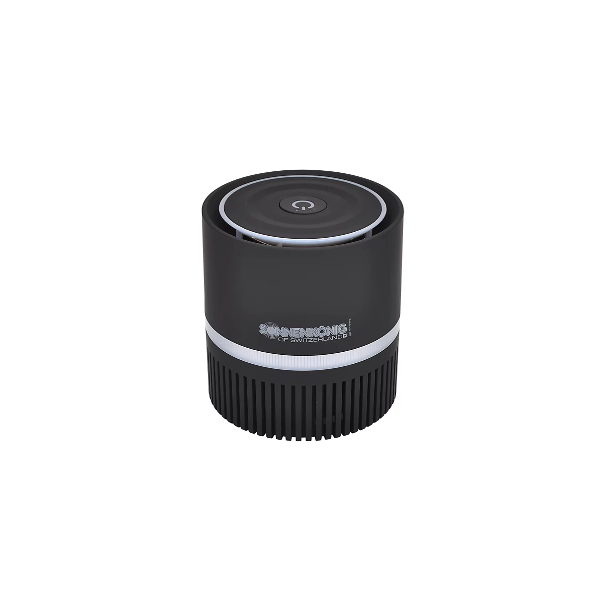 Purificateur d'air OFFICE NEW YORK, avec filtre HEPA 99,97 % et filtre grossier, prise USB, ø 180 x H 190 mm, pour des pièces jusqu'à 18 m².