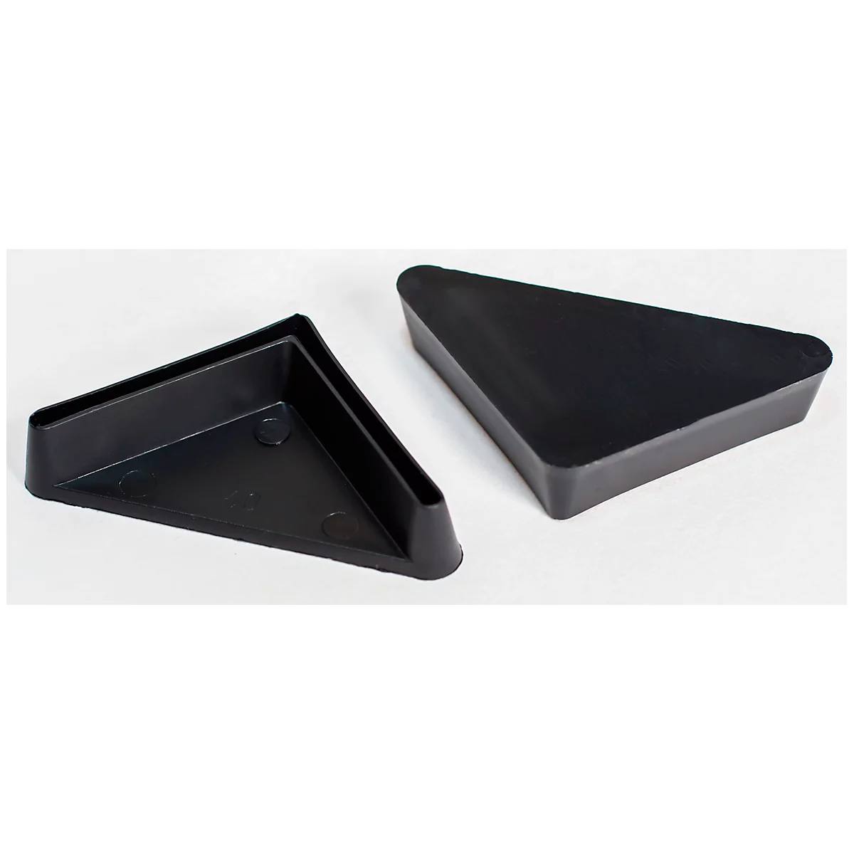 PVC-poten, voor schroefstelling, in modulair systeem, 40 x 40 mm, 10 stuks