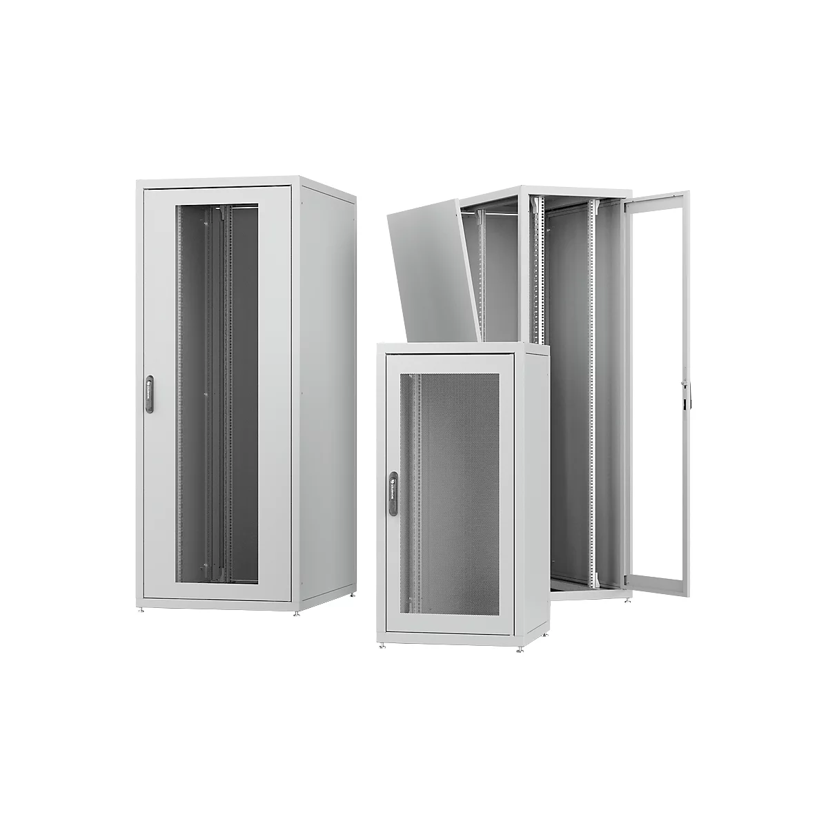 PX netwerkkast, met achterwand, plaatstaal, gepoedercoat/gegalvaniseerd, B 800 x D 800 x H 2000 mm