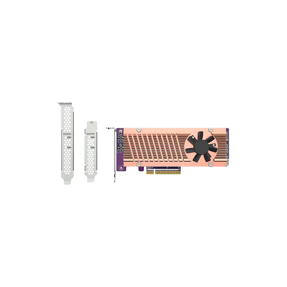 QNAP QM2-2P-384A - Speicher-Controller - PCIe 3.0 - Low-Profile - PCIe 3.0 x8 - für QNAP QGD-1600