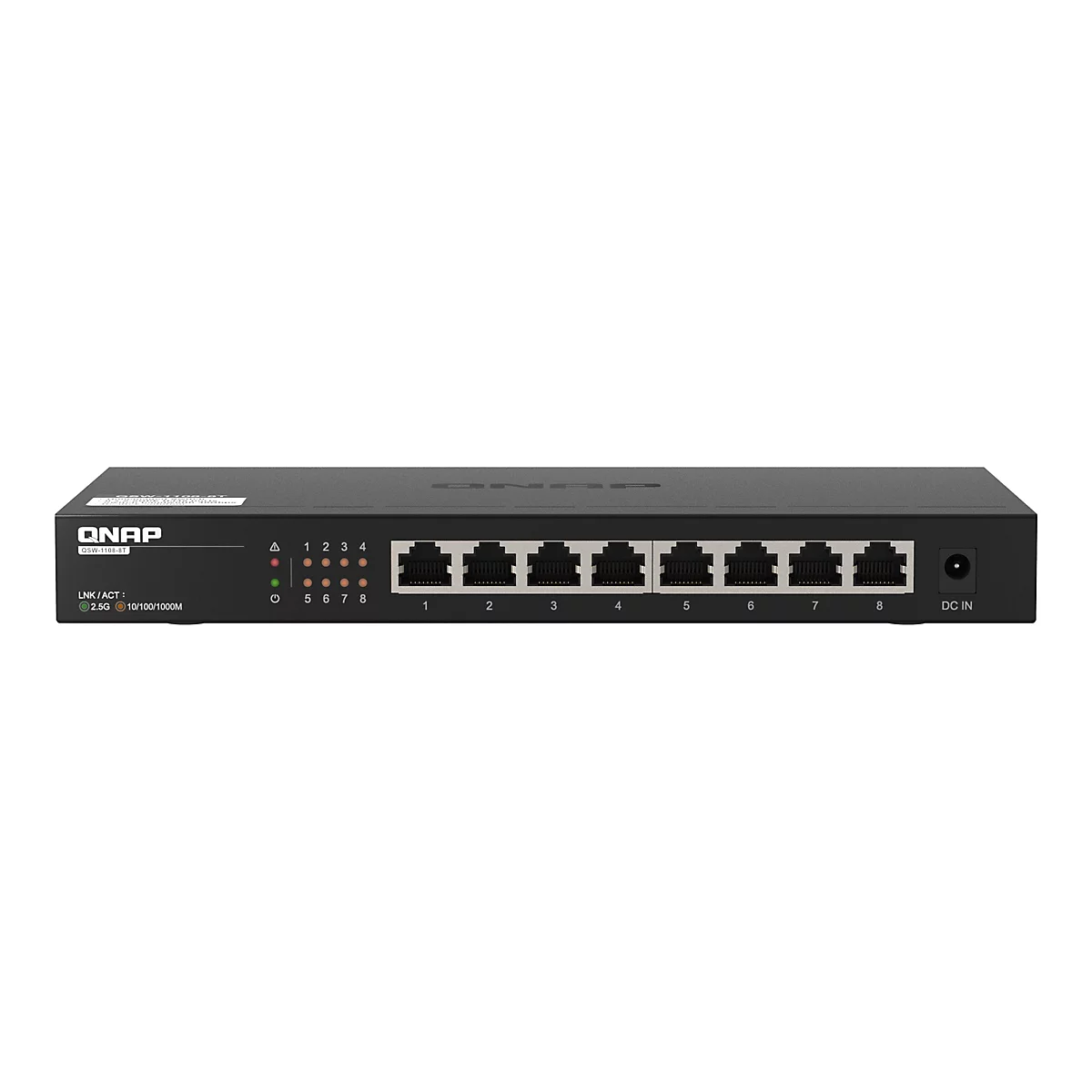 QNAP QSW-1108-8T - Switch - unmanaged - 8 x 10/100/1000/2.5G - Desktop