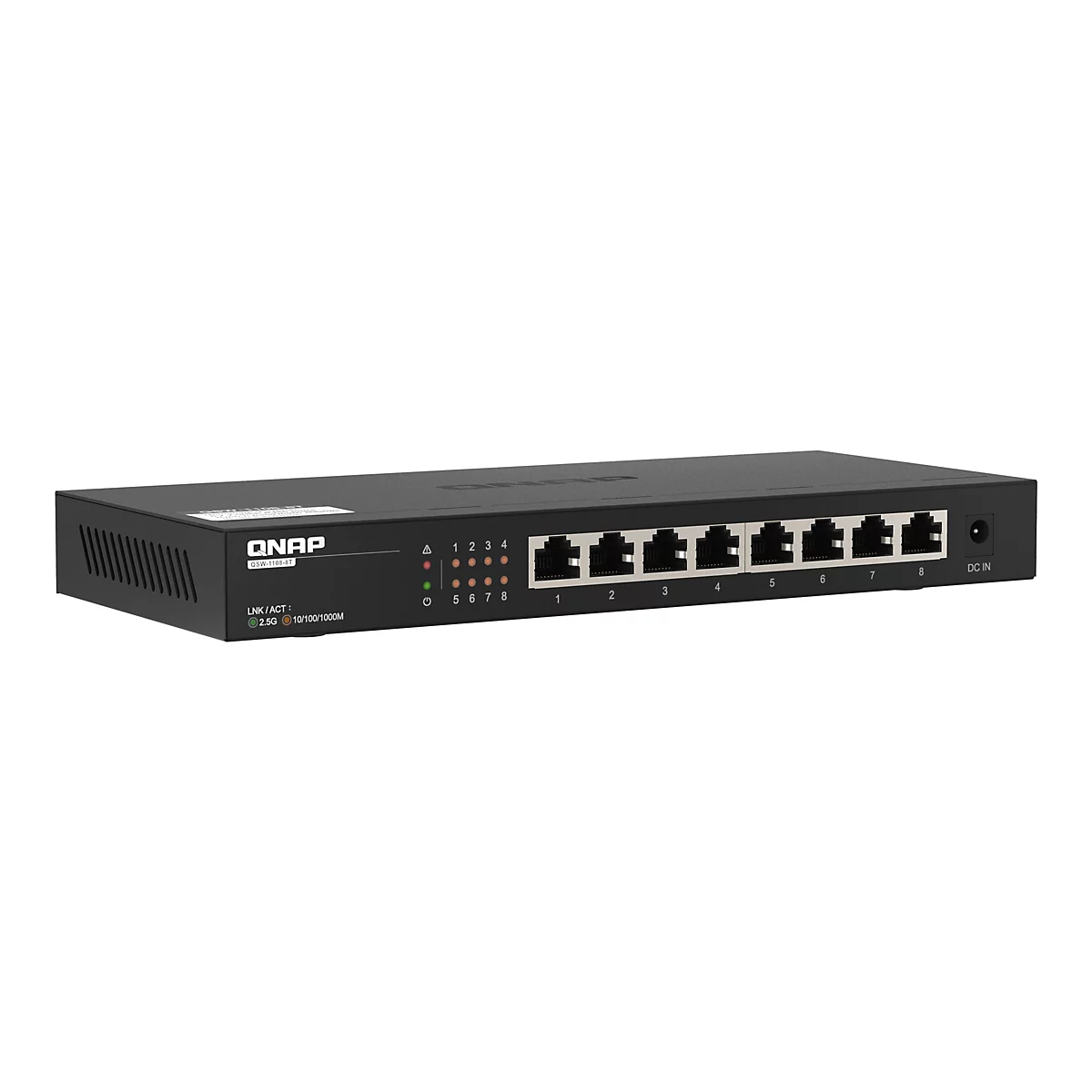 QNAP QSW-1108-8T - Switch - unmanaged - 8 x 10/100/1000/2.5G - Desktop
