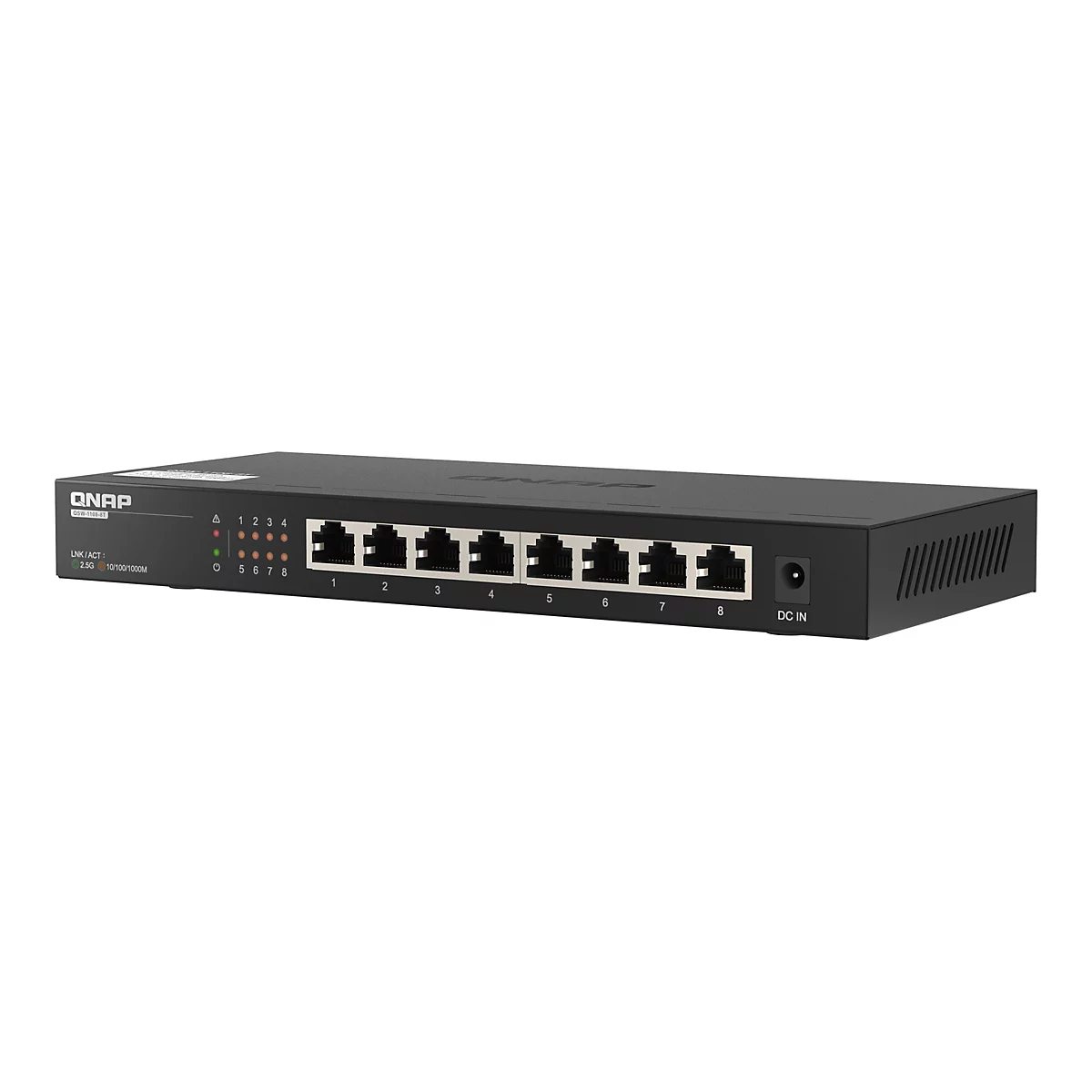 QNAP QSW-1108-8T - Switch - unmanaged - 8 x 10/100/1000/2.5G - Desktop