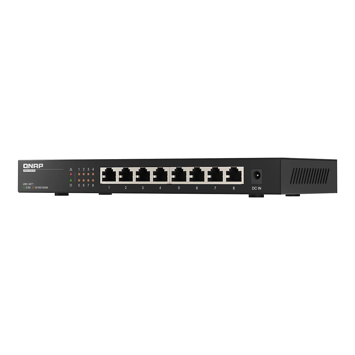 QNAP QSW-1108-8T - Switch - unmanaged - 8 x 10/100/1000/2.5G - Desktop