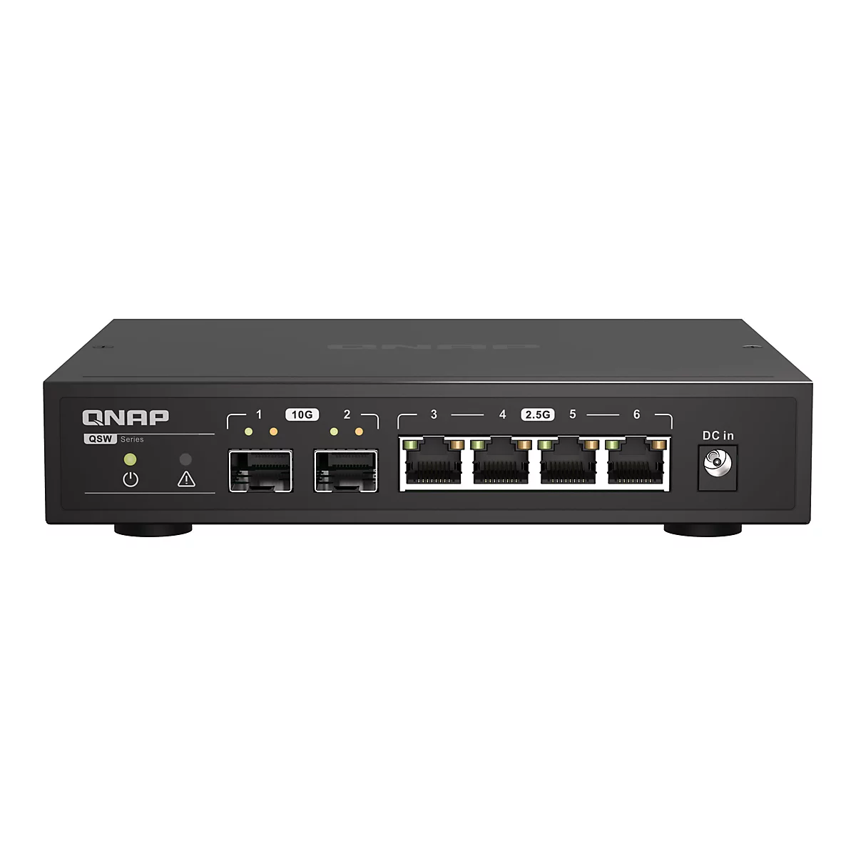 QNAP QSW-2104-2S - Switch - 6 Anschlüsse - unmanaged
