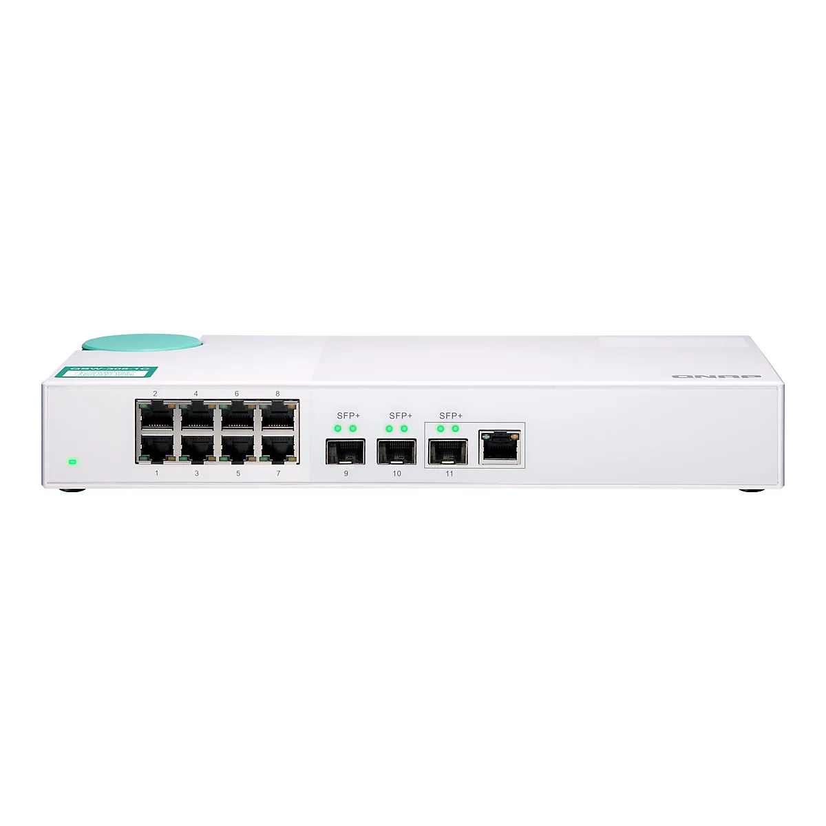 QNAP QSW-308-1C - Switch - 11 Anschlüsse - unmanaged