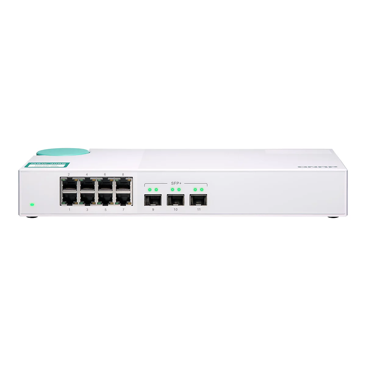 QNAP QSW-308S - Switch - 11 Anschlüsse - unmanaged