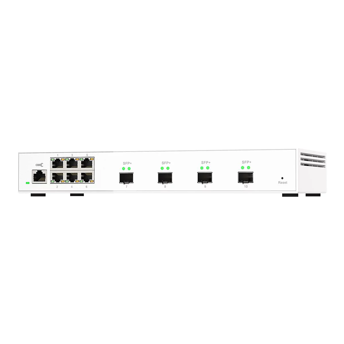 QNAP QSW-M2106-4S - Switch - managed - 6 x 2.5GBase-T + 4 x 10Gb Ethernet SFP+ - Desktop
