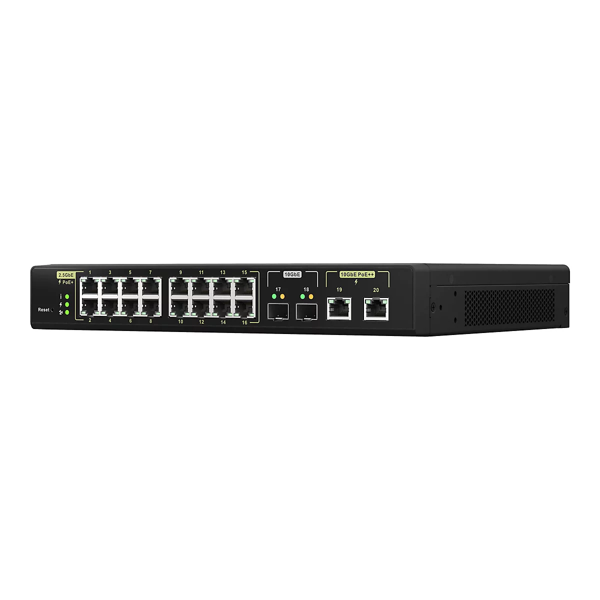 QNAP QSW-M2116P-2T2S - Switch - 20 Anschlüsse - managed - an Rack montierbar