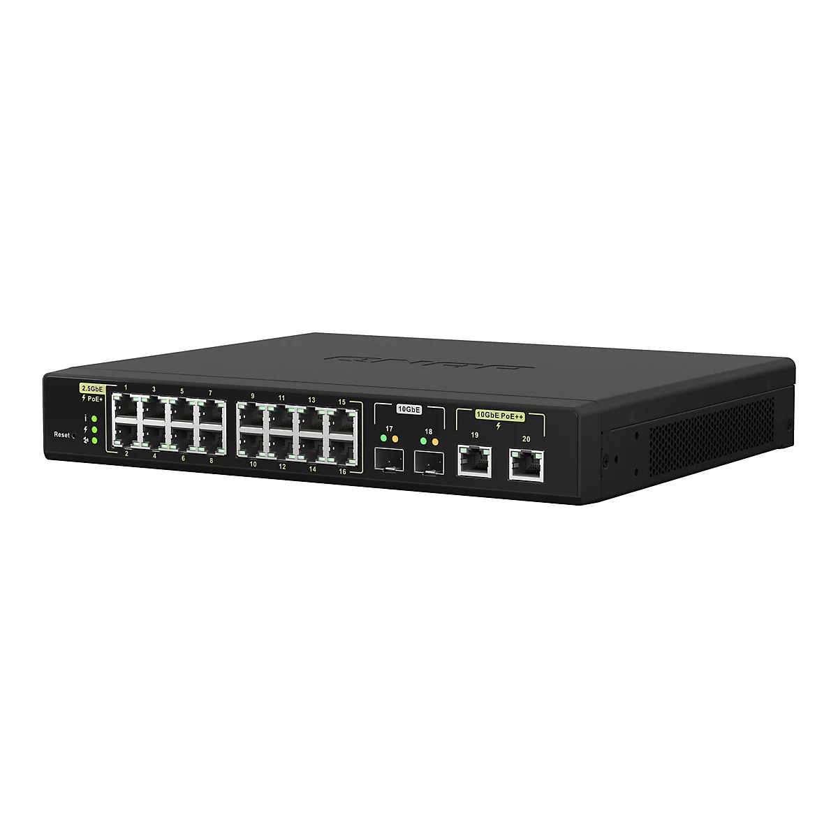 QNAP QSW-M2116P-2T2S - Switch - 20 Anschlüsse - managed - an Rack montierbar