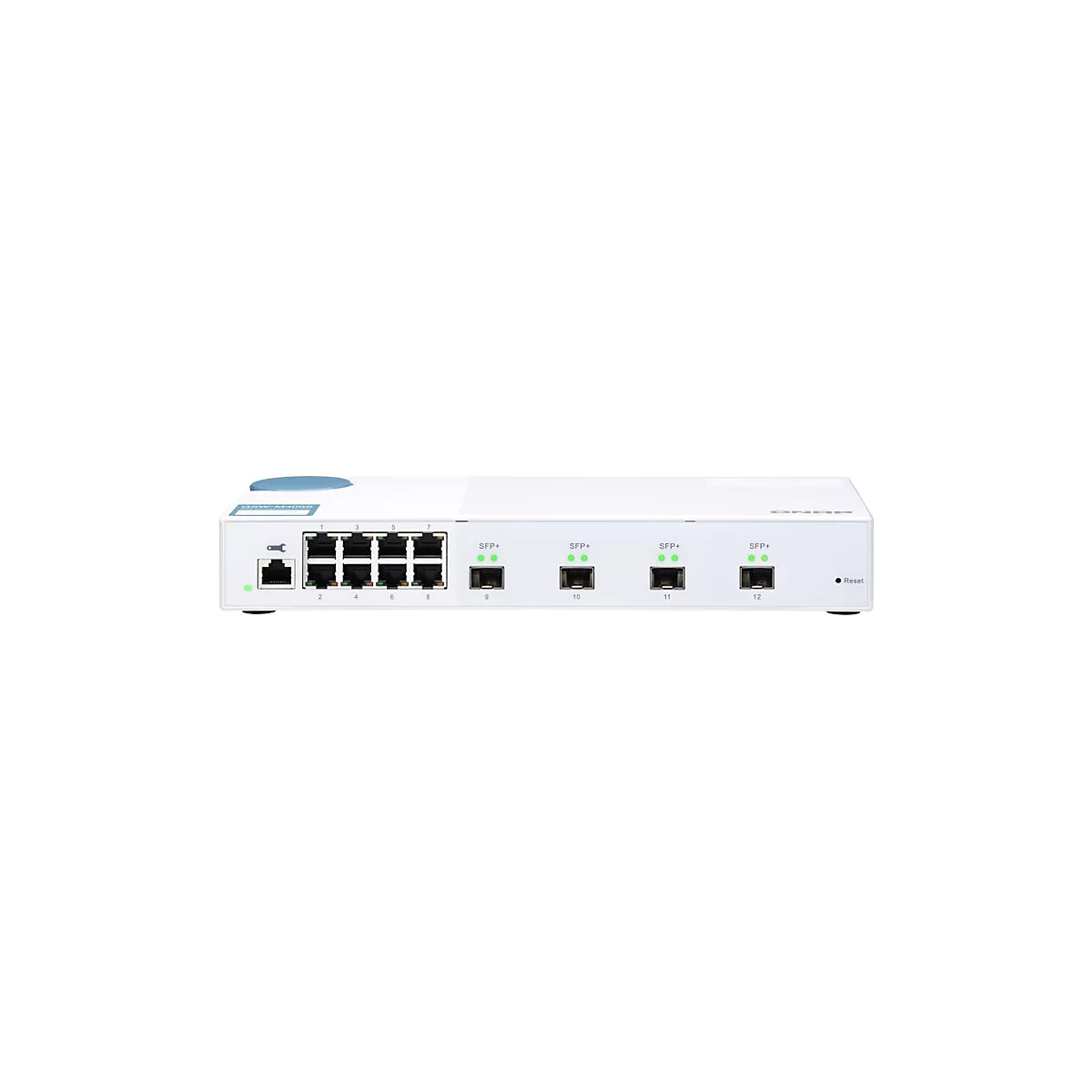 QNAP QSW-M408S - Switch - 12 Anschlüsse - managed