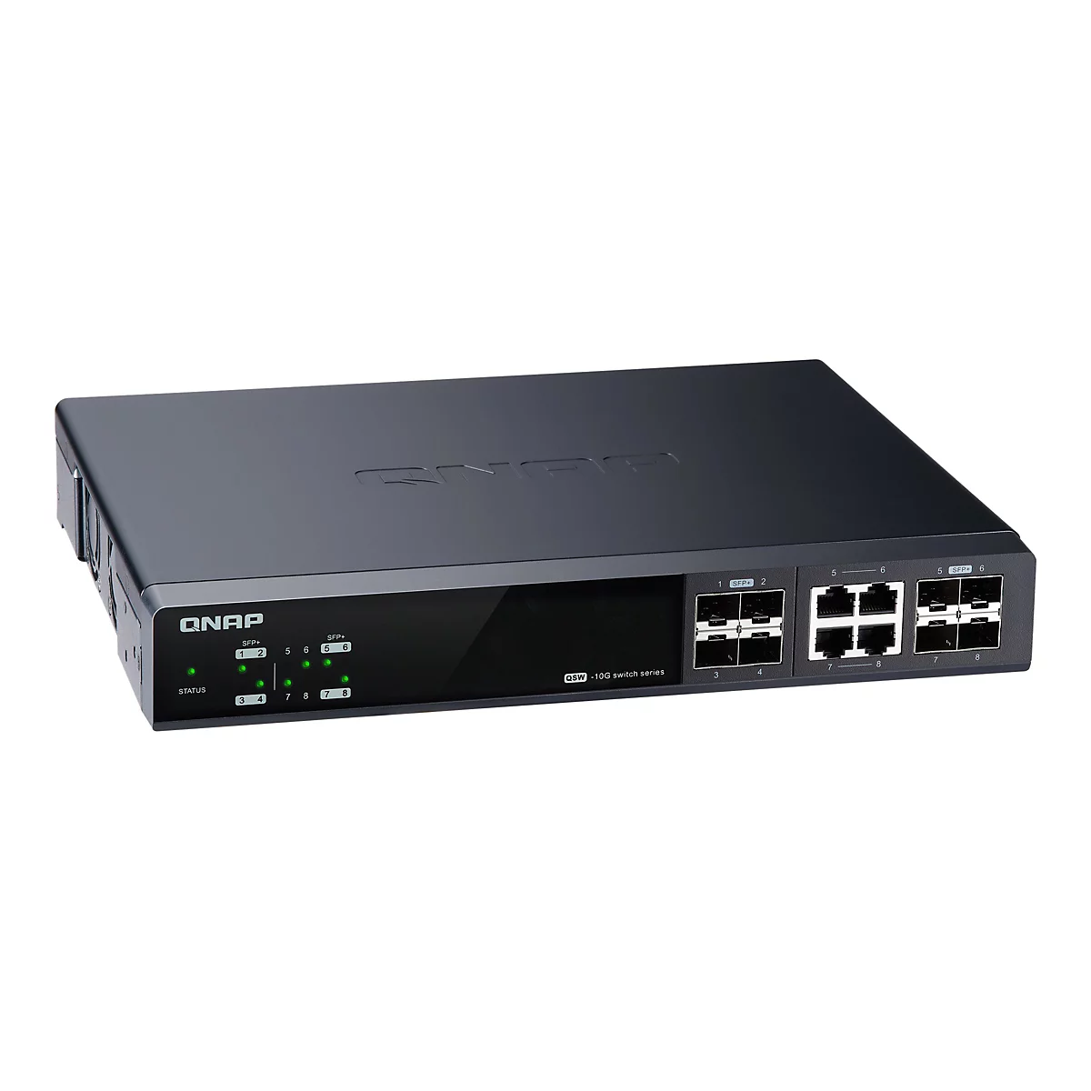 QNAP QSW-M804-4C - Switch - 8 Anschlüsse - managed - an Rack montierbar
