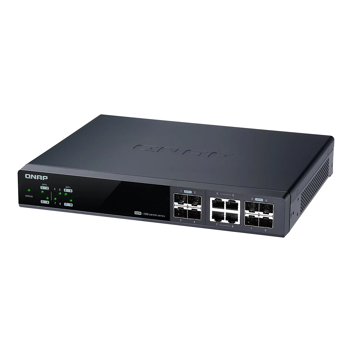 QNAP QSW-M804-4C - Switch - 8 Anschlüsse - managed - an Rack montierbar