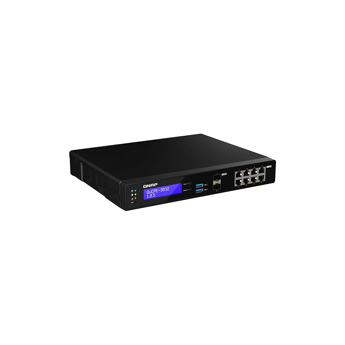 QNAP QuCPE-3032-C3558R-8G - Virtualisierungsanwendung - 10GbE, 2.5GbE - Cloud-verwaltet - Desktop