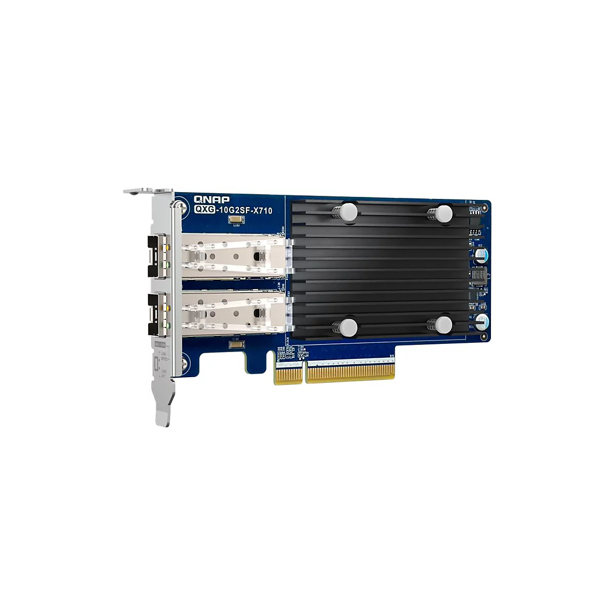 QNAP QXG-10G2SF-X710 - Netzwerkadapter - PCIe 3.0 x8 Low-Profile - 10 Gigabit SFP+ x 2 - für P/N: SFP1G-SX-85