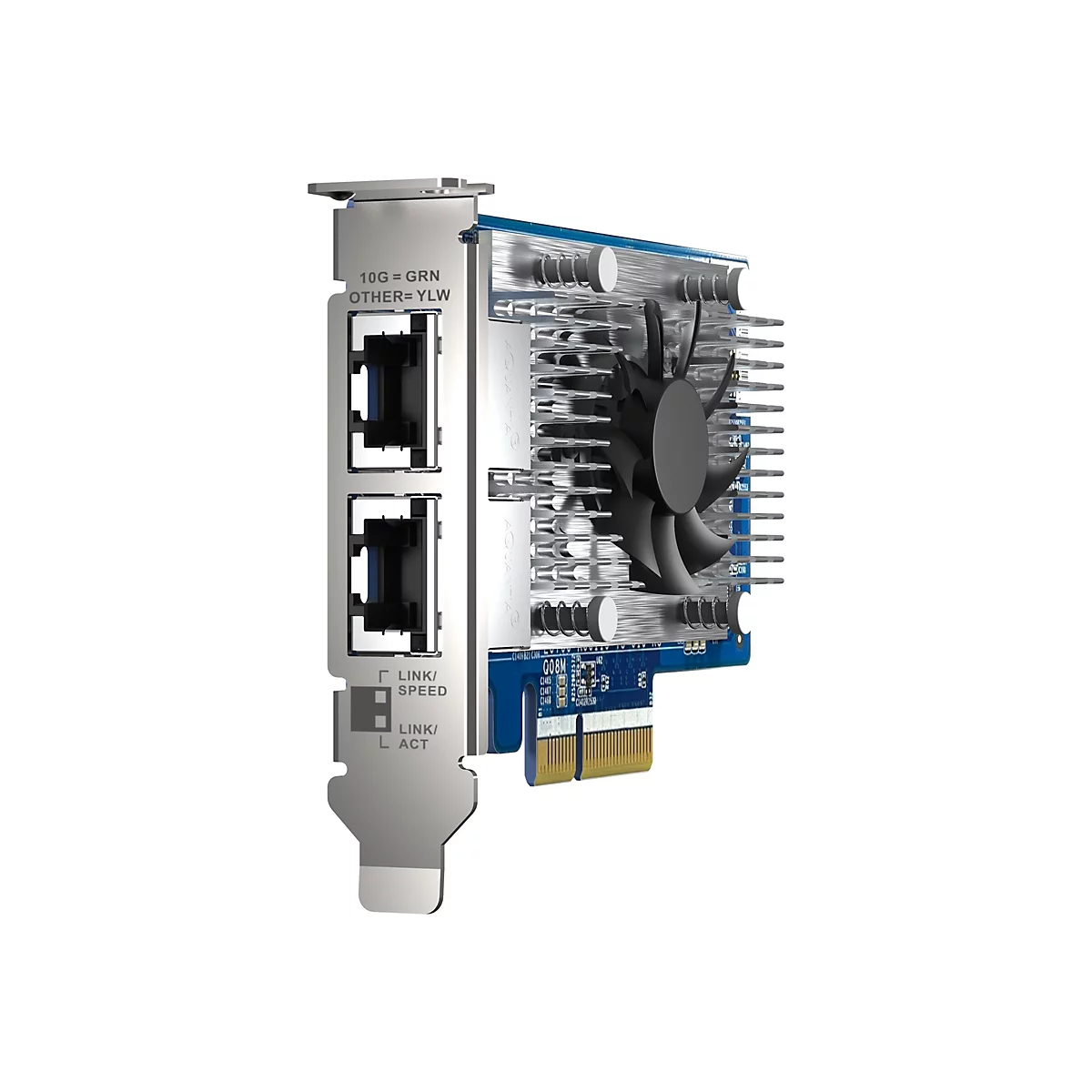 QNAP QXG-10G2T-X710 - Netzwerkadapter - PCIe 3.0 x4 - 10Gb Ethernet x 2