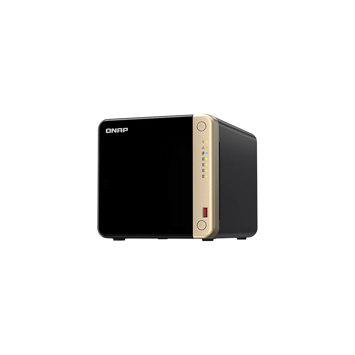 QNAP TS-464 - NAS-Server - 4 Schächte - SATA 6Gb/s - RAID 0, 1, 5, 6, 10, JBOD - RAM 8 GB