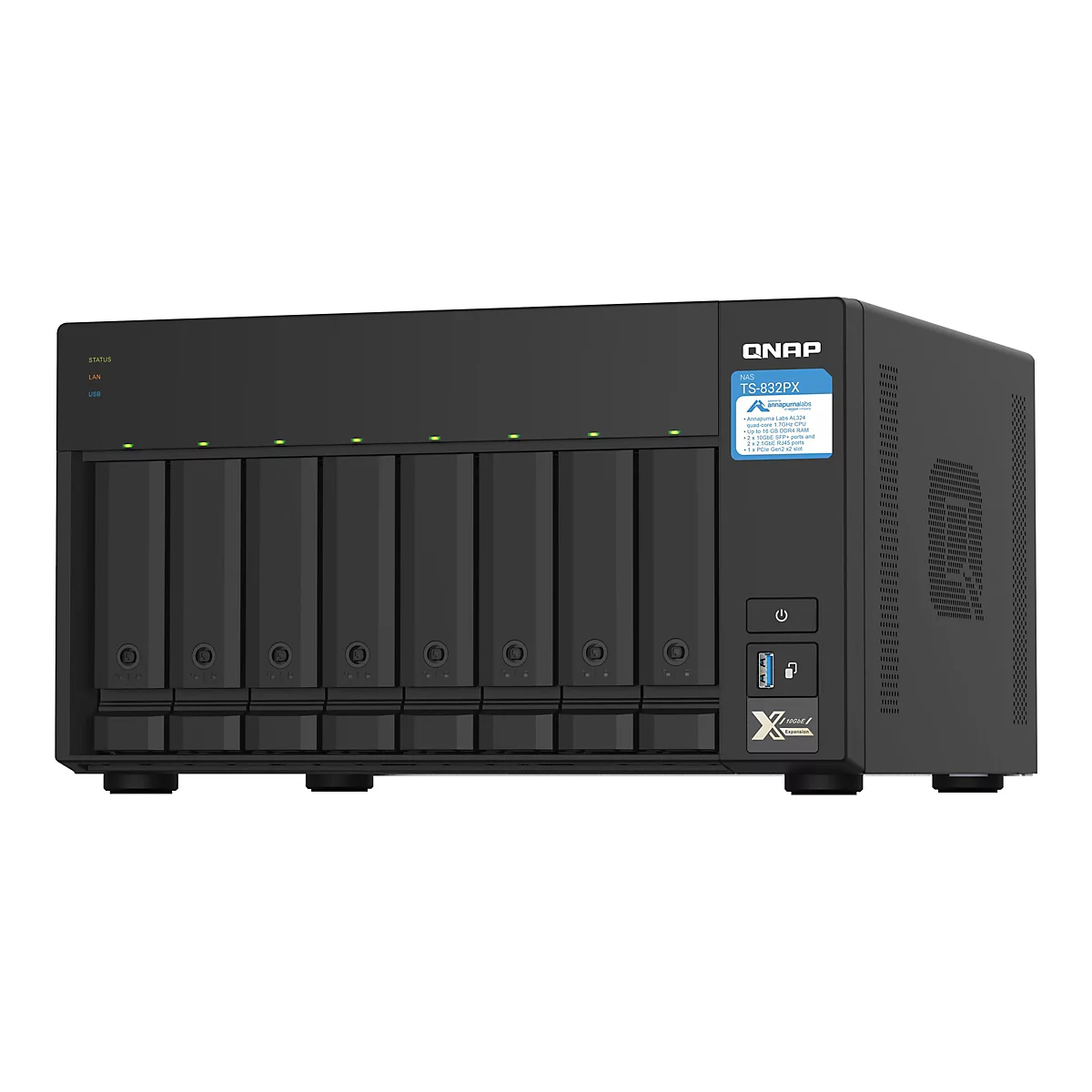 QNAP TS-832PX-4G - NAS-Server