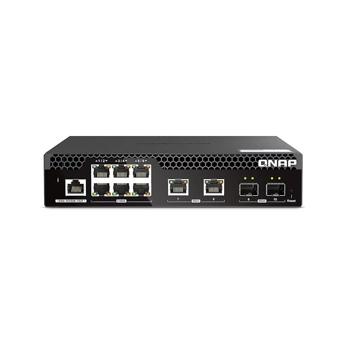 QNAP Web Managed Series - Switch - halbe Breite, Layer 2 - managed - an Rack montierbar