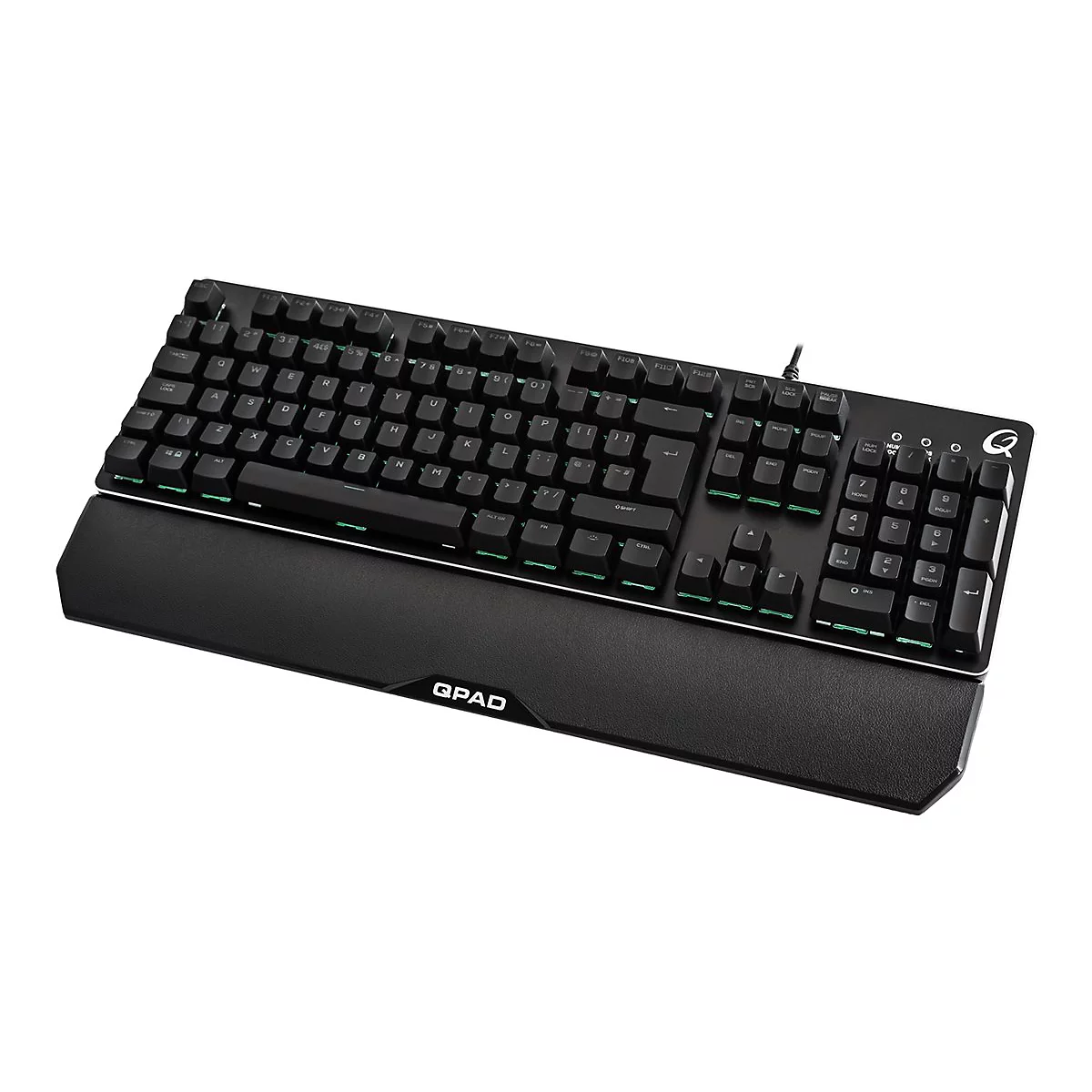 QPAD MK-40 - Tastatur - hintergrundbeleuchtet - USB - Deutsch