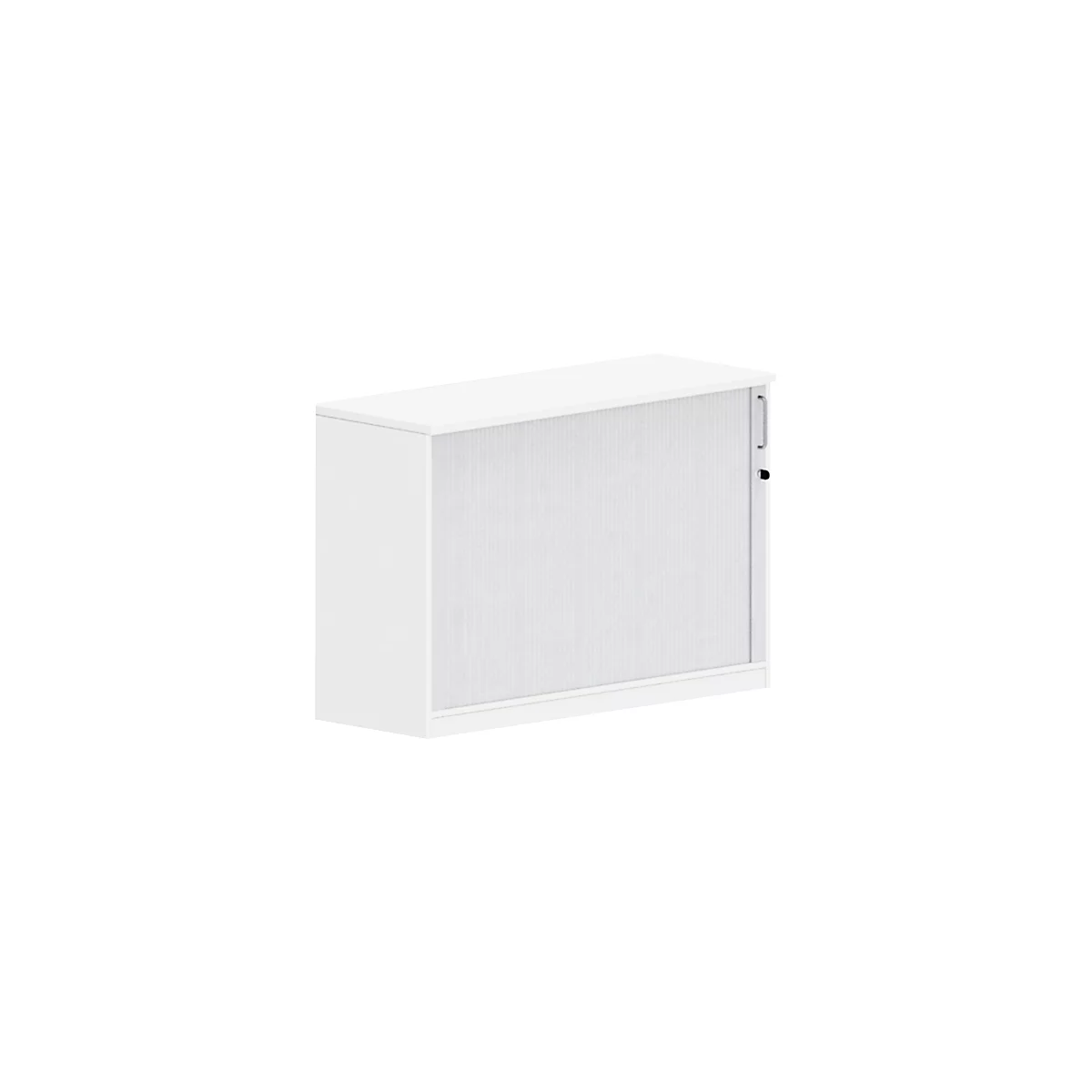 Querrollladenschrank BEXXSTAR, 2 Ordnerhöhen, H 825 mm, weiß